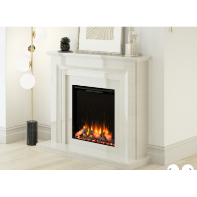 Elgin and Hall Diamond collection Dahlia Marble Fireplace